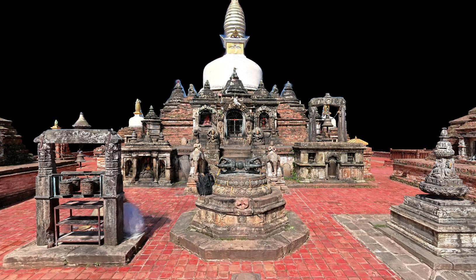 3DGS Mesh of Chilancho Stupa